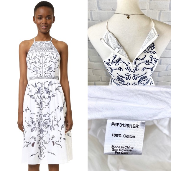 P A R K E R : “Alana” Eyelet Midi Cotton Dress - Picture 8 of 8